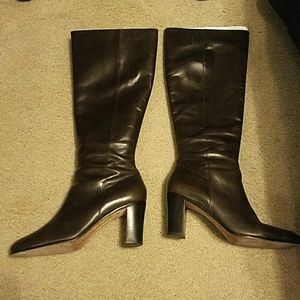 Ann Taylor tall womens leather boots